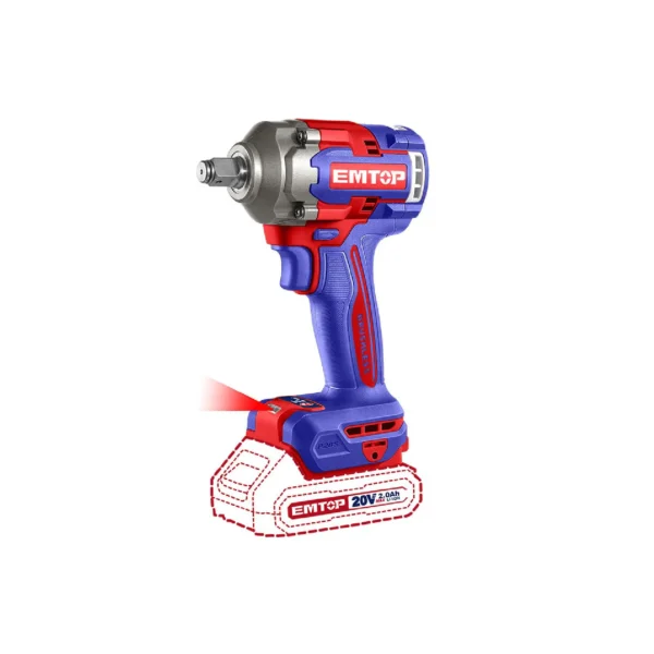 Emtop Llave Impacto1/2 Inala 20VECIWL20401