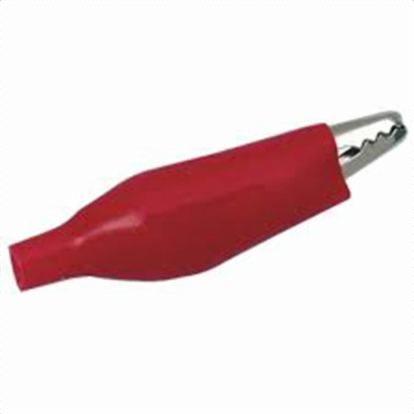 CAIMAN METALICO PEQUENO ENCAUCHET ROJO