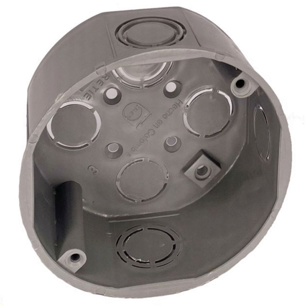 CAJA PLASTICA OCTOGONAL RETIE