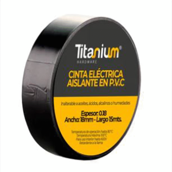 CINTA AISLANTE TITANIU NEGRA X 5MT