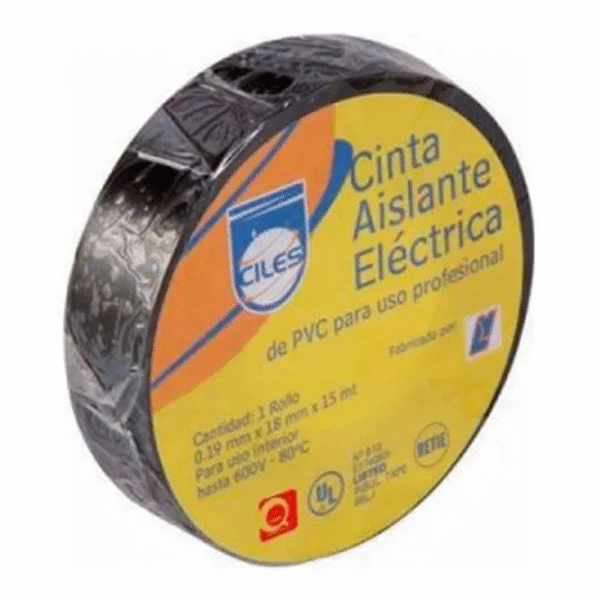 CINTA AISLANTE CILES 15MT NEGRA