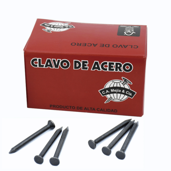CLAVO ACERO LISO CA MEGIA 1