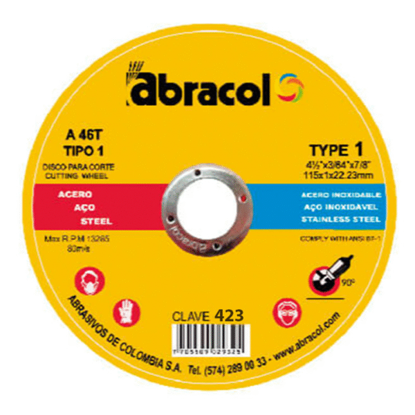 DISCO FINO ABRACOL 7 180X1.6X22.23 A46T
