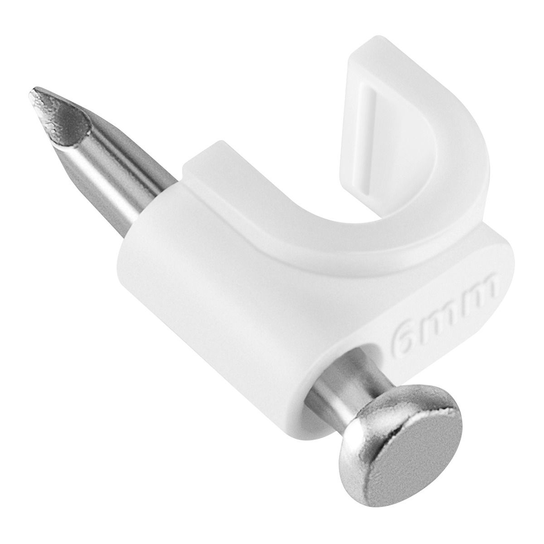 GRAPA PLASTICA X 50 UND COAXIAL N 6