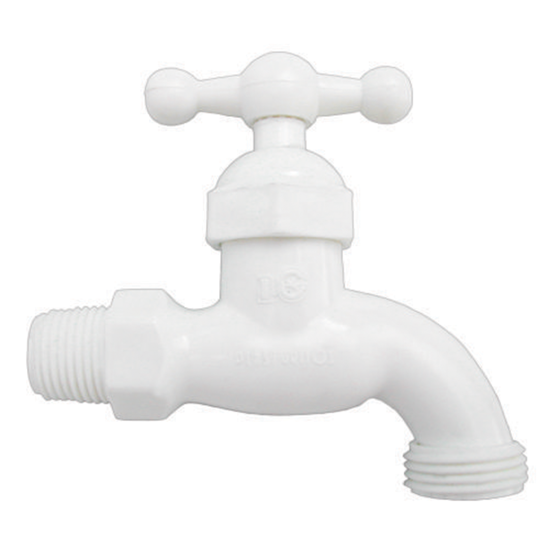 GRIFO JARDIN PLASTICO BLANCO PLASTGRIFOS