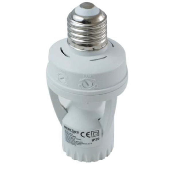 LAMPARA SENSOR ROSETA E-27 MERCURY