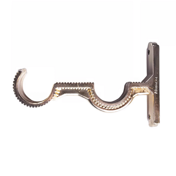 SOPORTE DORADO DOBLE 1" ALUMCOR