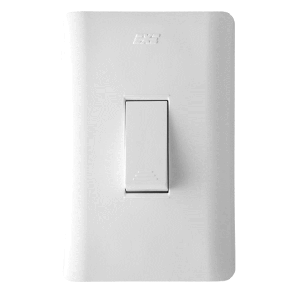 INTERRUPTOR SENCILLO BLANCO DUOMO-15001