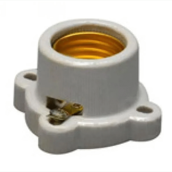 PORTALAMPARA 4 PUNTAS LOZA PLAFON F517