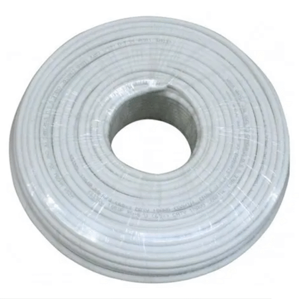 COAXIAL RG-6 X 100 MTS BLANCO