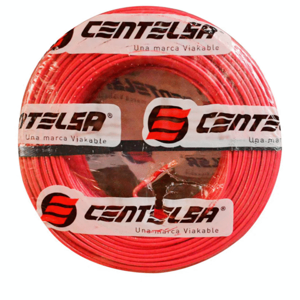 CABLE CENTELSA N 10-7 HILOS ROJO