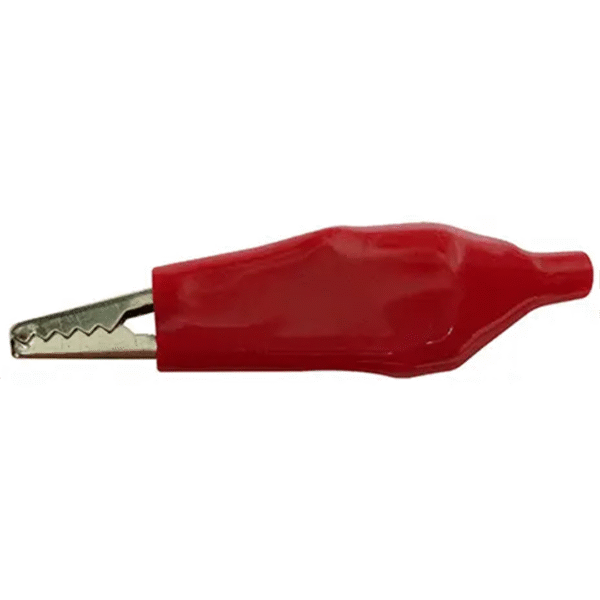 CAIMAN METALICO GRANDE ENCAUCHET ROJO