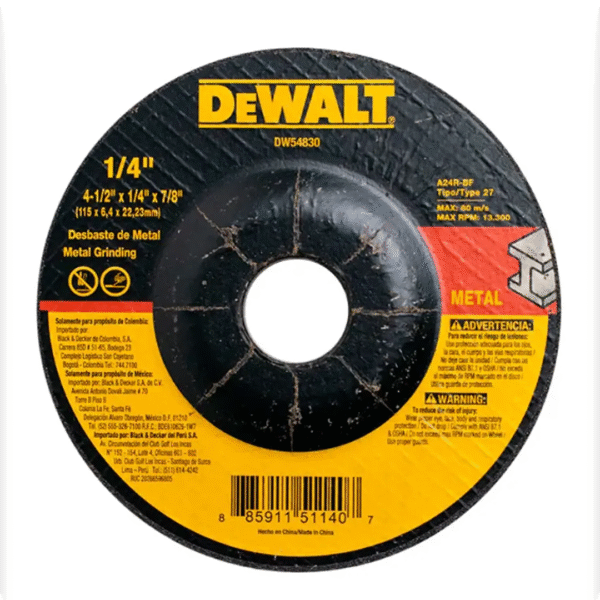 DISCO DEWALT PULIR 41/2 DW54830