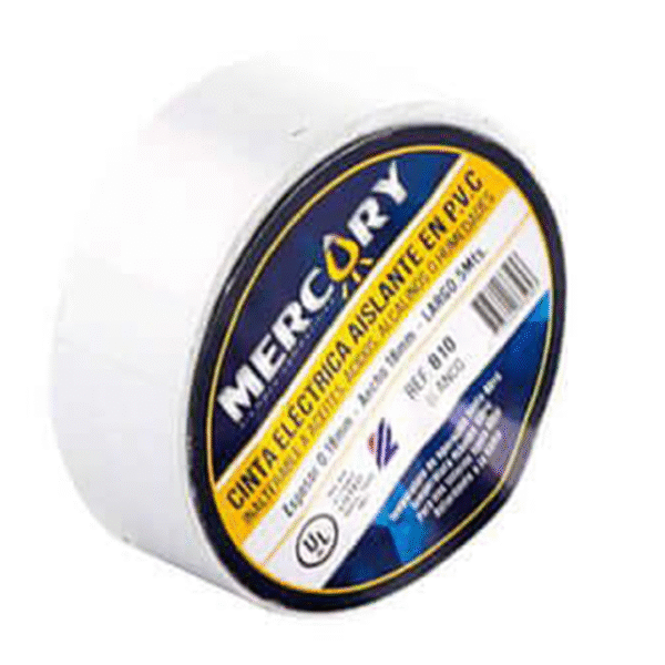 CINTA AISLANTE MERCURY BLANCA 5MT