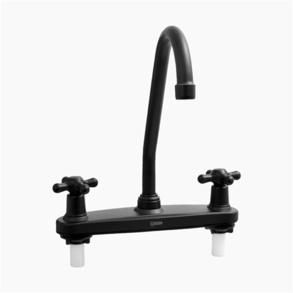 MEZCLADOR LAVAPLATO NEGRO CRUCETA HT1554