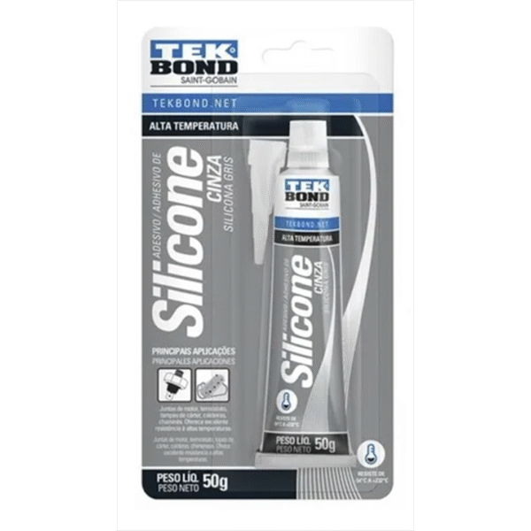 SILICONA TEK BON GRIS X 50