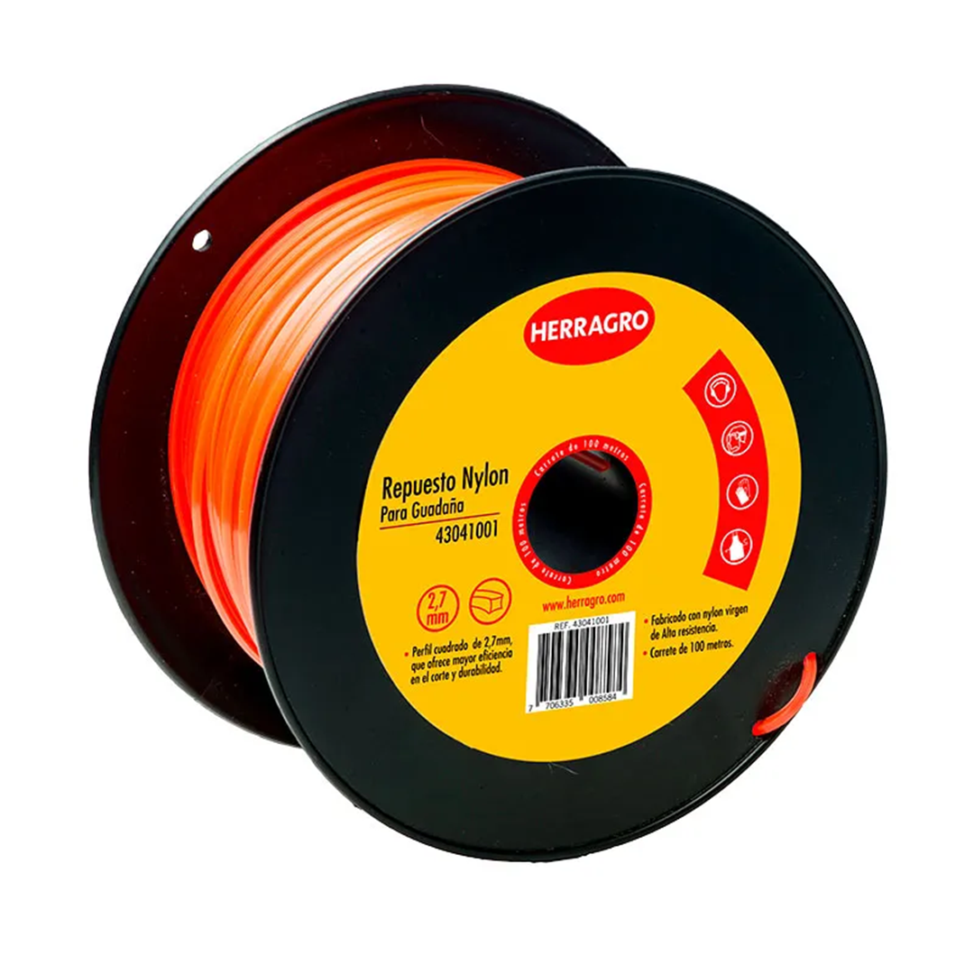 NYLON GUADANA CUADRADO 3.3X11MT TSL3311