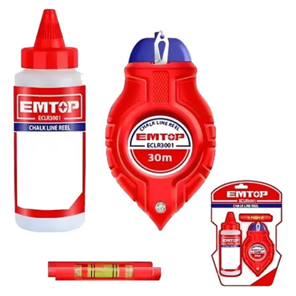 EMTOP CIMBRA TIZA 30MT+NIVEL ECLR3001