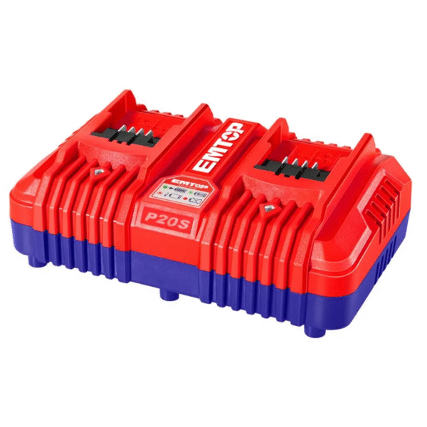 EMTOP CARGADOR DOBL BATER20V/2ULFCR20403