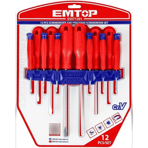EMTOP DESTORNILLAD 12PC IMANTA ESST1201
