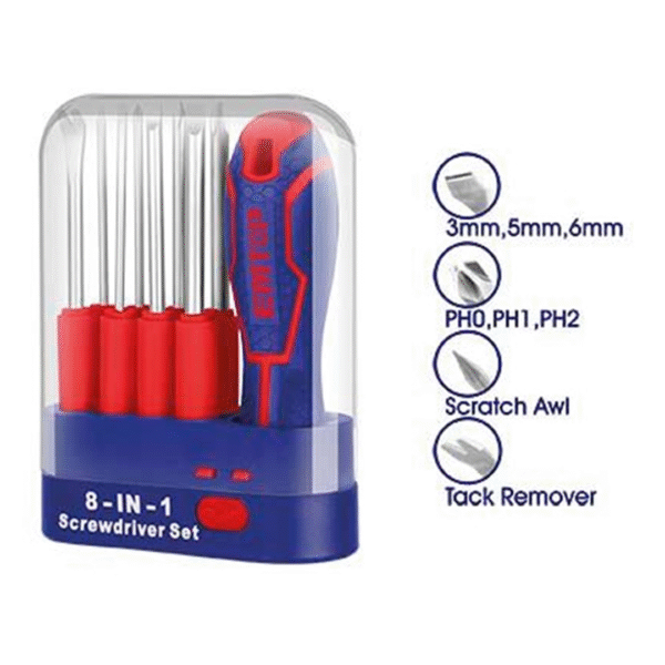 EMTOP DESTORNILLAD INTERCA 9PC ESDRH0902