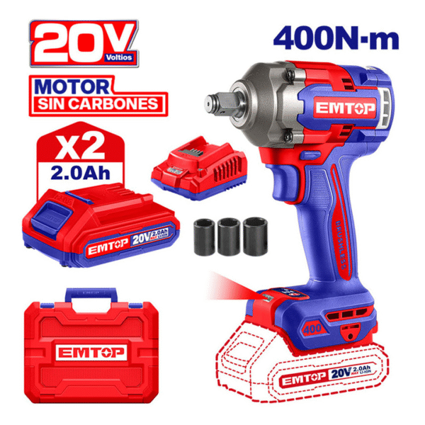 EMTOP LLAVE IMPA 1/2BRUS INAL ULCIWL2040