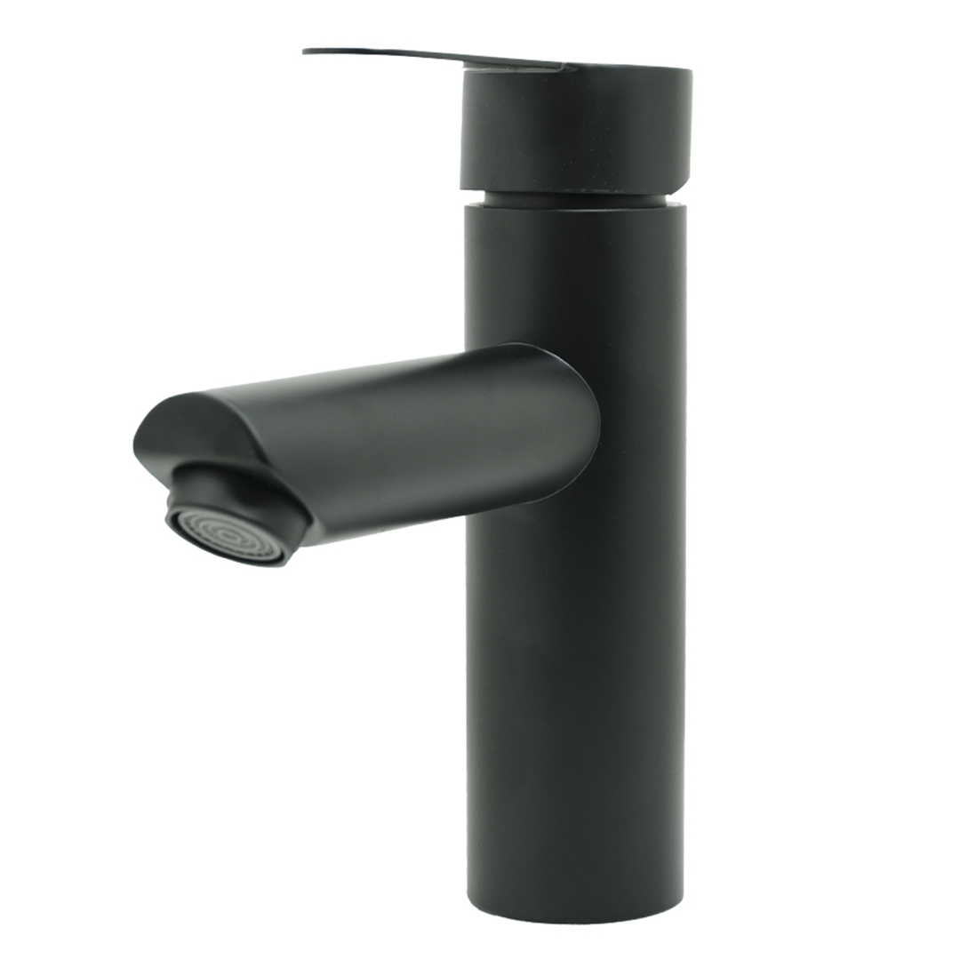 LLAVE LAVAMANOS HT2034 REDOND/NEGRA BAJA