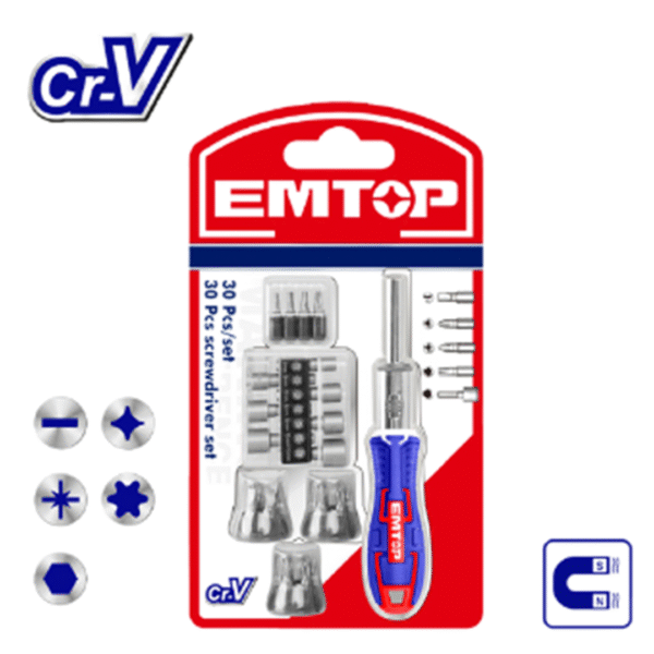 EMTOP DESTORNILLADOR RACHE 30P EBST03006