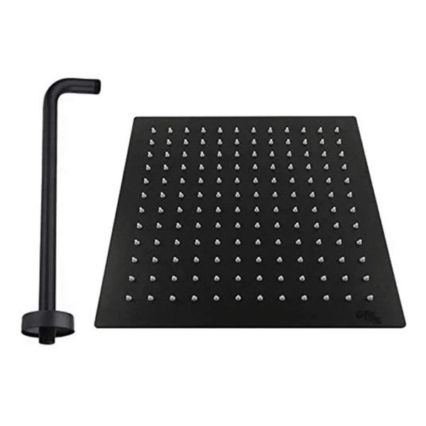 DUCHA ACERO CUADRAD 4 NEGRA FOCCIDSF6271