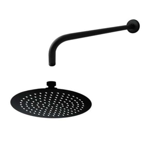 DUCHA ACERO REDONDA 4 NEGRA FOCCIDSF6272