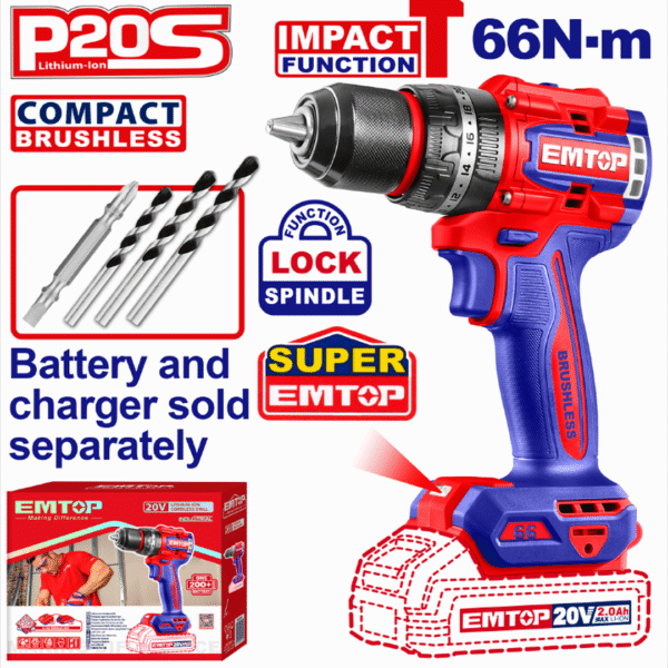 EMTOP TALA 1/2BRUS PER20V66MNECIDL206681