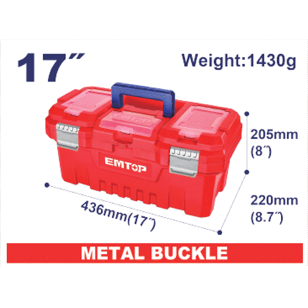 EMTOP CAJA HERRAMINT 17 PLAS EPBX1701