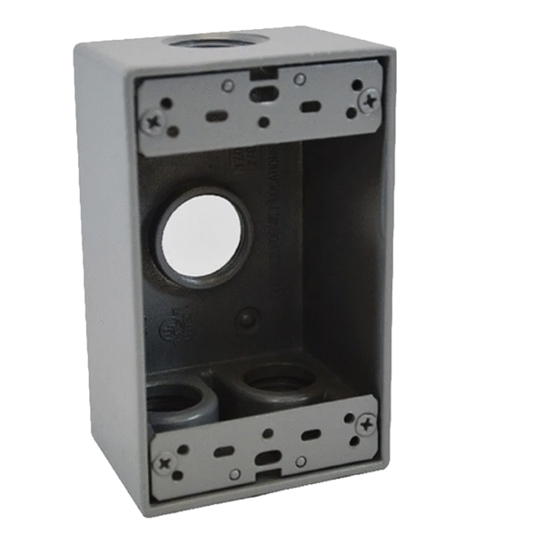 CAJA 4X2 3 SALIDAS 1/2 EMT25 MERCURY