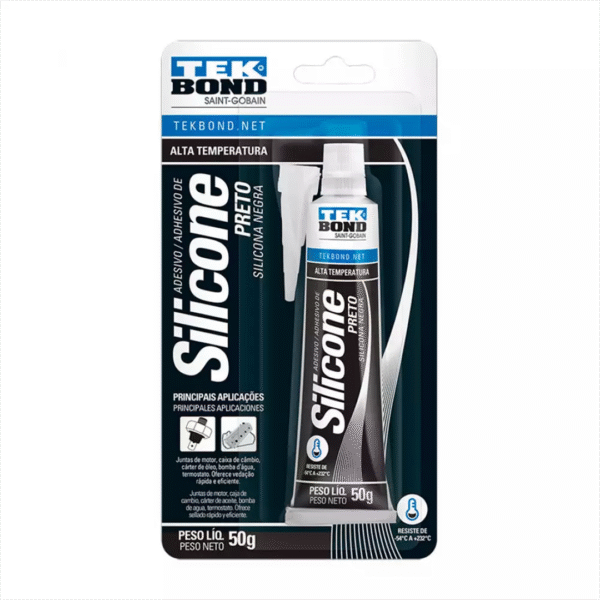 SILICONA TEK BOND NEGRA X 50