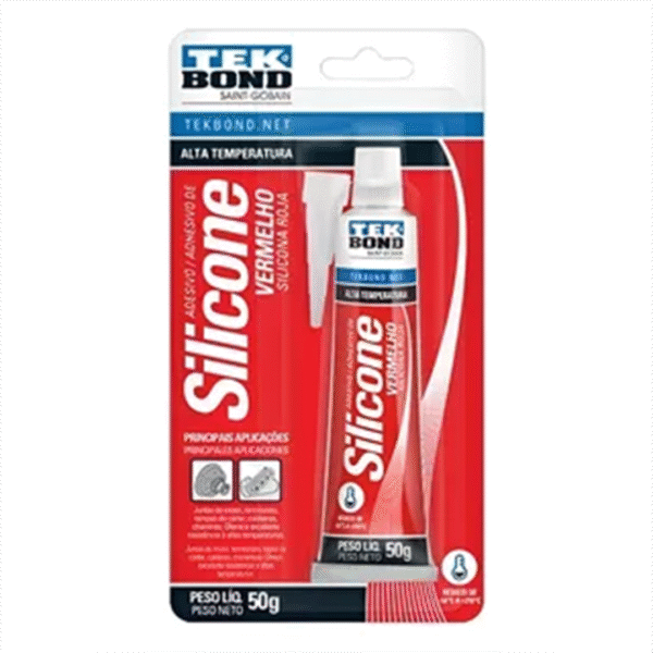 SILICONA TEK BOND ROJA X 50